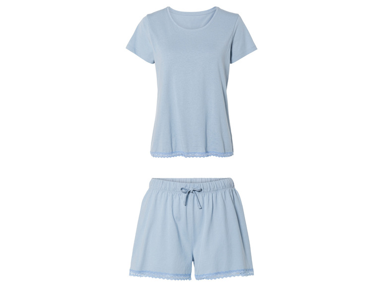 esmara® Damen Pyjama mit Rundhalsausschnitt Heißer Verkauf