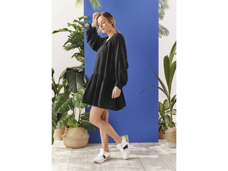 esmara® Damen Kleid modischem Volant Neueste Mode
