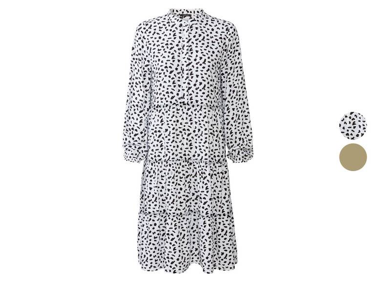 esmara® Damen Midi-Kleid, mit Knopfleiste
