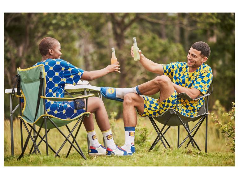 LIVERGY® Herren Badepantoletten mit Lidl-Print Tägliche Deals