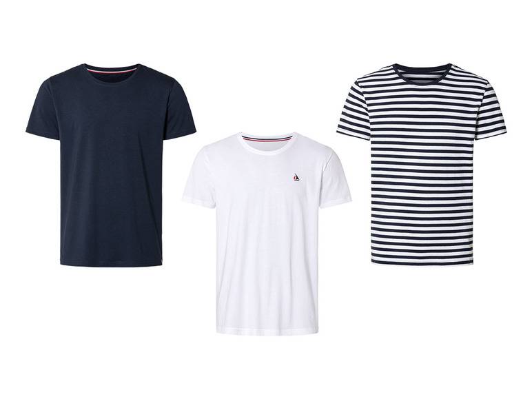 LIVERGY® Herren T-Shirt aus reiner Baumwolle