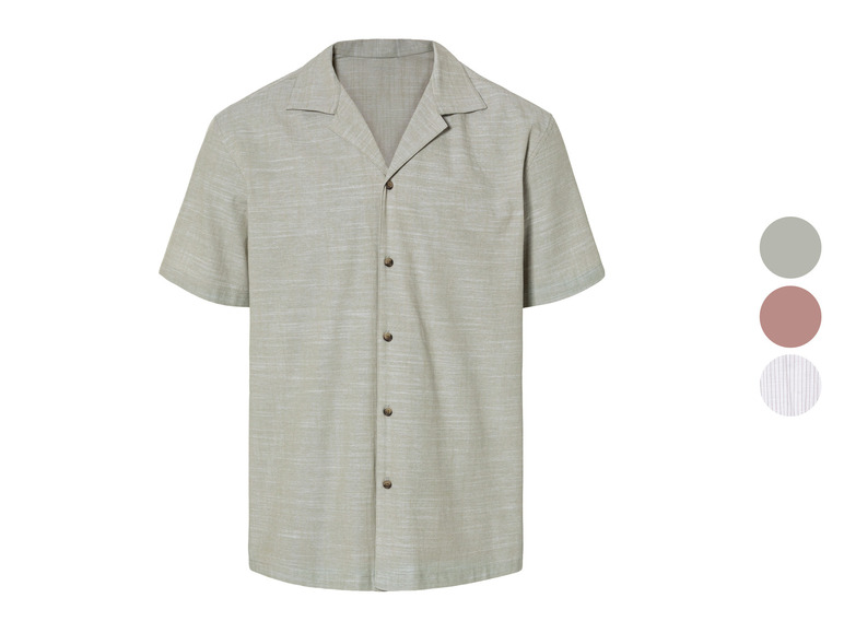 LIVERGY® Herren Hemd, Regular Fit, reine Baumwolle Letzter Tag