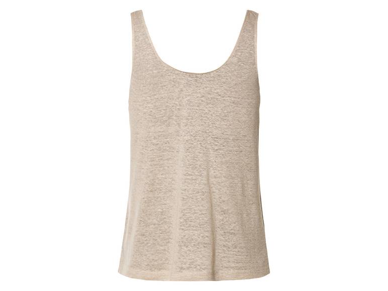 esmara® Damen Leinen-Top, mit Seitenschlitzen Zeitbegrenzte Promotion