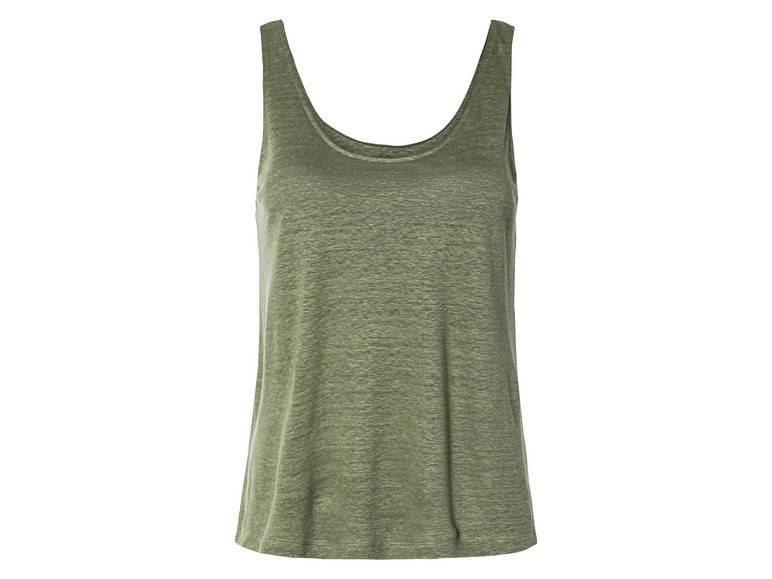 esmara® Damen Leinen-Top, mit Seitenschlitzen Zeitbegrenzte Promotion