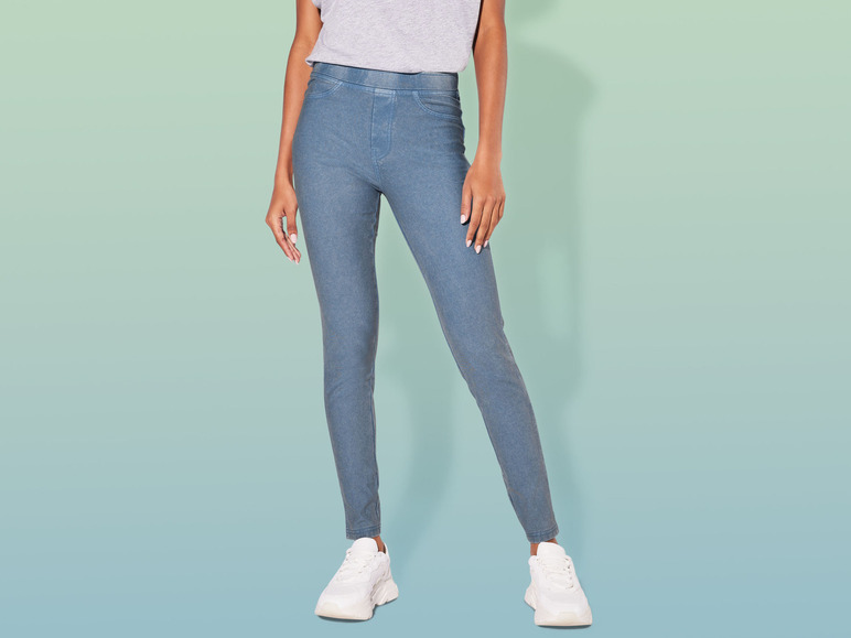 esmara® Damen Jeggings mit Fake-Taschen vorn Nur für heute