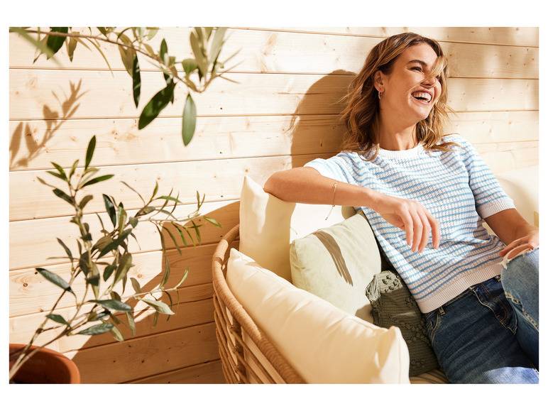 esmara® Damen Ajour-Pullover mit halblangen Ärmeln Discount Store für neue Produkte