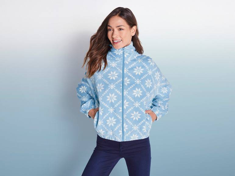 esmara® Damen Thermo-Fleecejacke mit Stehkragen Fabrikladen