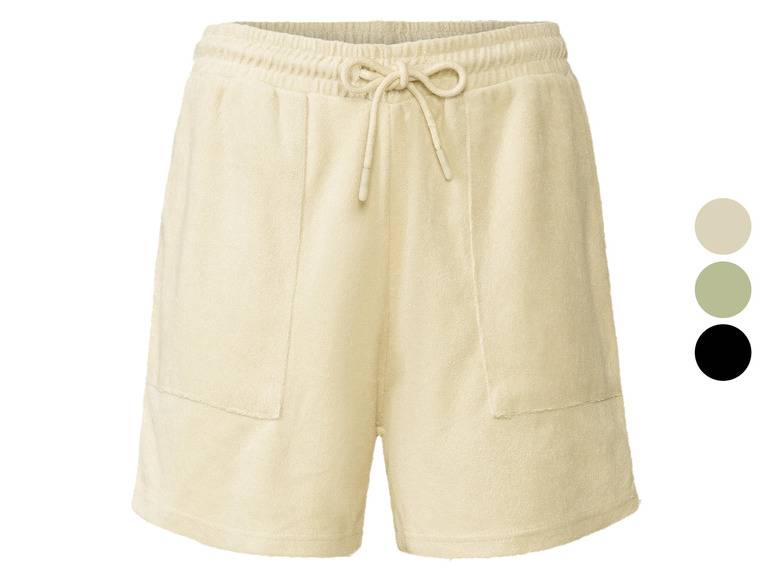 esmara® Damen Frottee-Shorts mit hohem Baumwollanteil