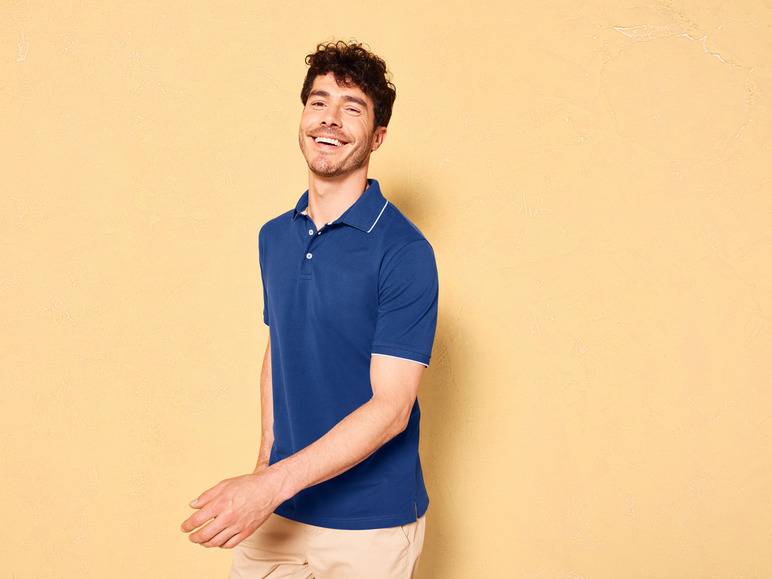 LIVERGY® Herren Poloshirt, gerade geschnitten Angebote