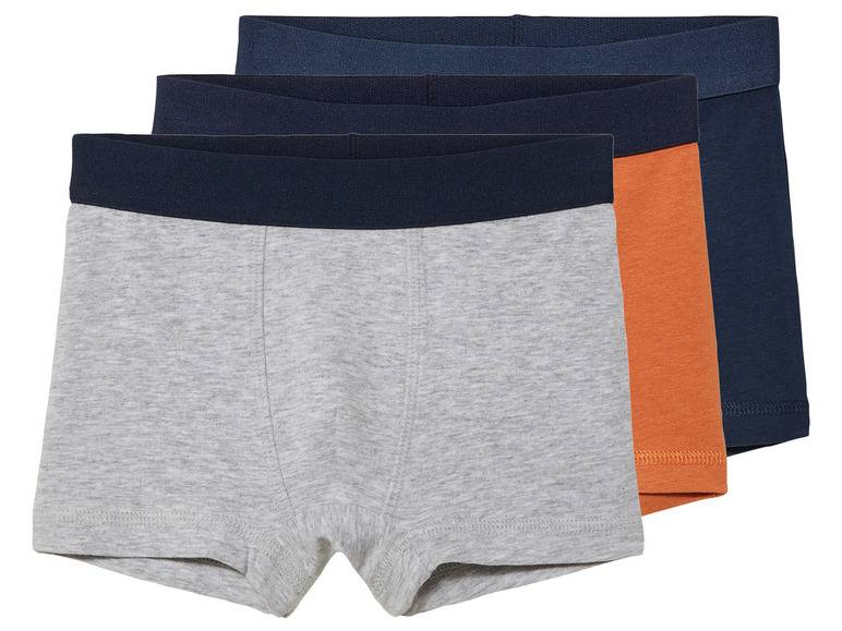 lupilu® Kleinkinder Boxer, 3 Stück, reine Bio-Baumwolle im Angebot