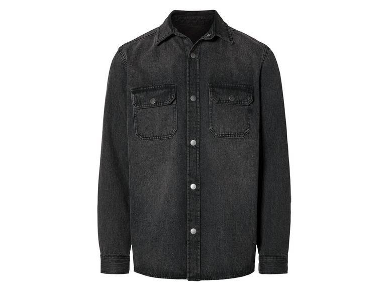LIVERGY® Herren Jeanshemd, leger geschnitten Schlussverkauf