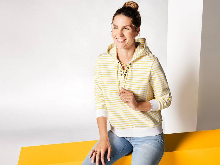 esmara® Damen Sweathoodie mit Kapuze Rabatt