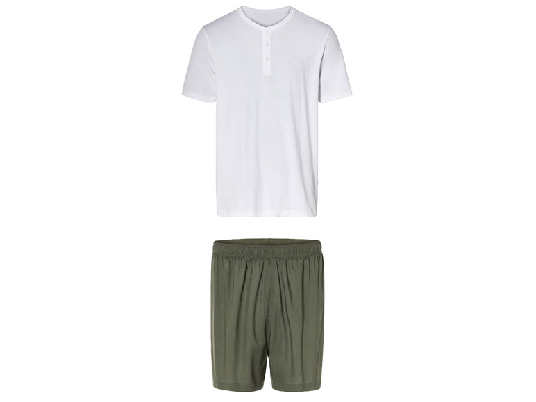 LIVERGY® Herren Pyjama, kurz, aus reiner Baumwolle Exklusivangebot
