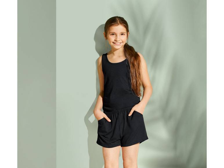 pepperts!® Mädchen Jumpsuit, mit Gummizug im Taillenbund Black Friday