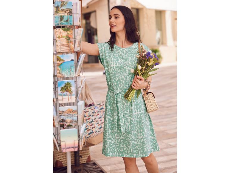 esmara® Damen Kleid mit hohem Baumwollanteil Kostenlose Rückgabe