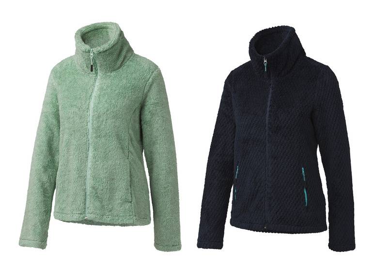 CRIVIT Damen Fleecejacke mit Stehkragen