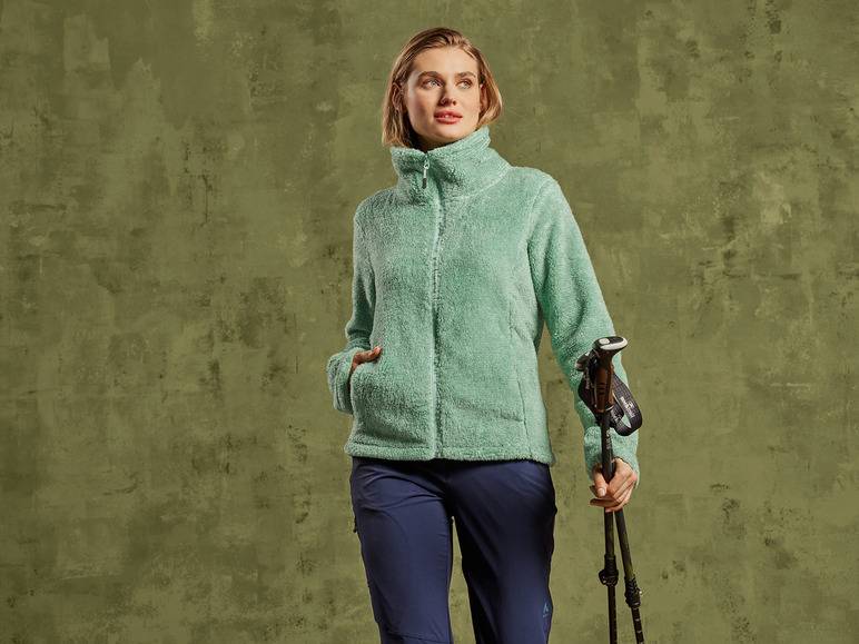 CRIVIT Damen Fleecejacke mit Stehkragen Begrenzte Freigabe