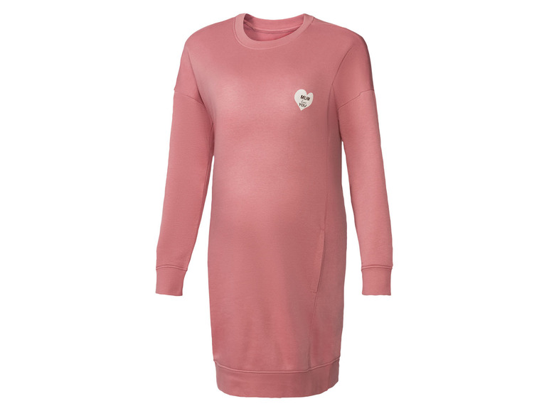 esmara® Damen Umstands-Sweatkleid, leger geschnitten Letzte 2 Tage