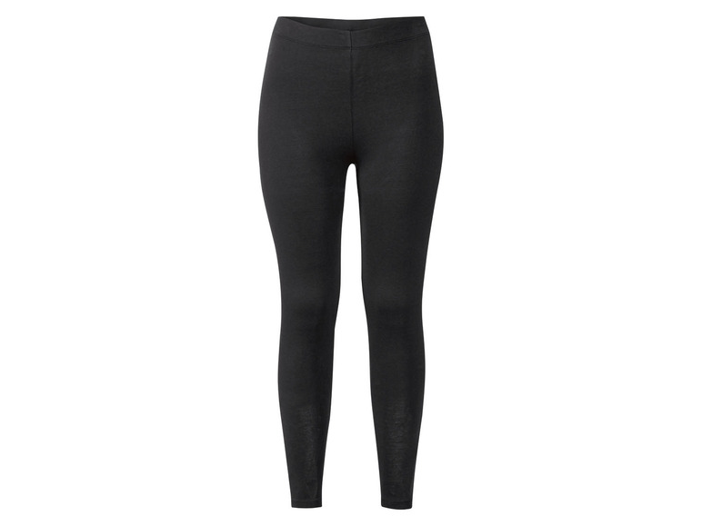 esmara® Damen Leggings, 2 Stück, mit hohem Baumwollanteil Bis zu 50% Rabatt