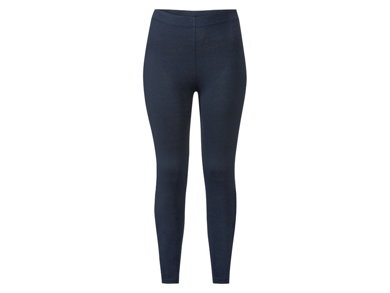 esmara® Damen Leggings, 2 Stück, mit hohem Baumwollanteil Bis zu 50% Rabatt