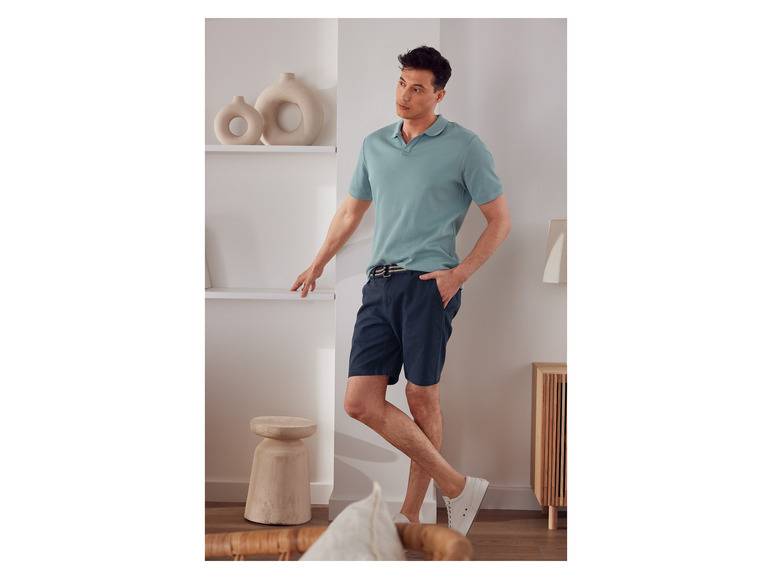 LIVERGY® Herren Shorts mit abnehmbarem Gürtel zollfrei