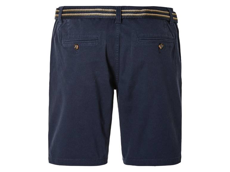 LIVERGY® Herren Shorts mit abnehmbarem Gürtel zollfrei