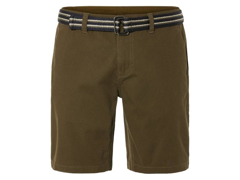 LIVERGY® Herren Shorts mit abnehmbarem Gürtel zollfrei