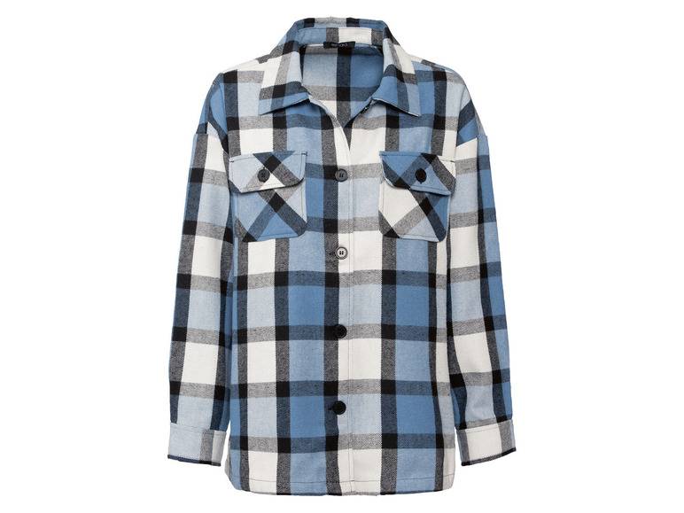 esmara® Damen Overshirt, im Karomuster, leger geschnitten Blitzverkäufe
