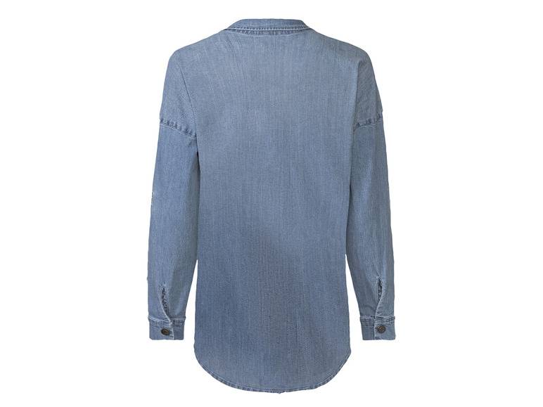 esmara® Damen Jeans-Overshirt mit Kentkragen Sonderangebot