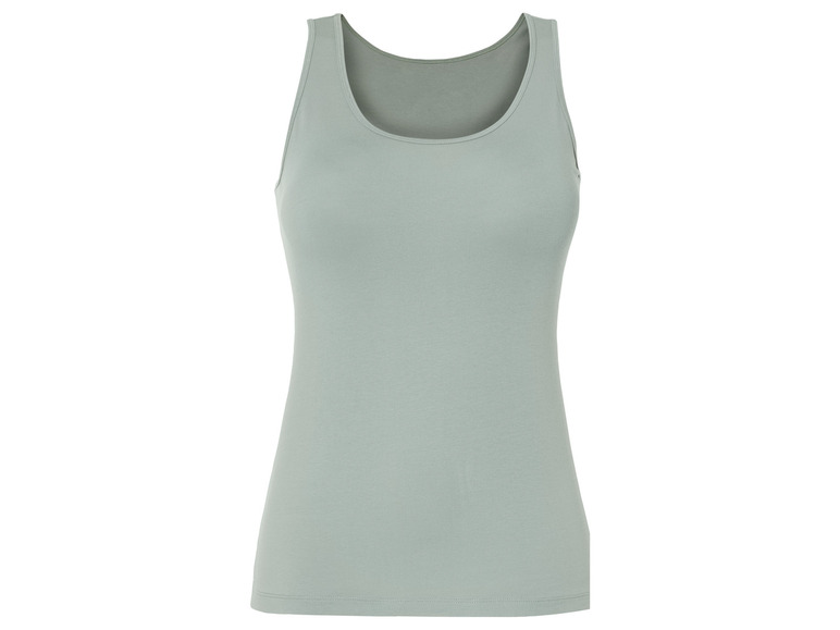 esmara® Damen Achselhemden, 3 Stück, hoher Baumwollanteil Versandkostenfrei