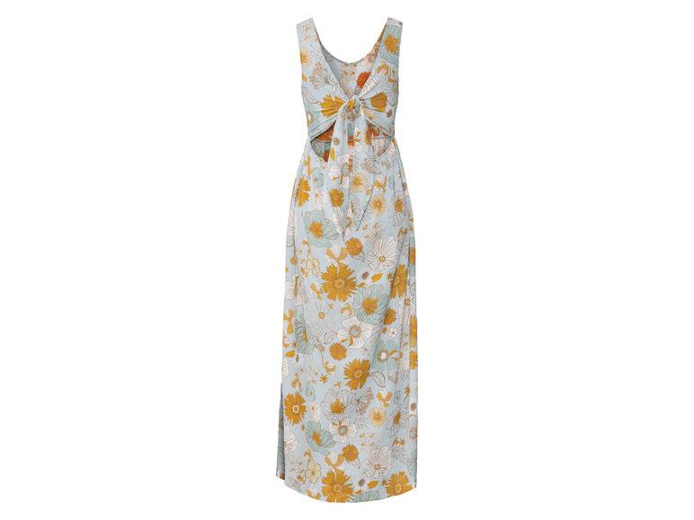 esmara® Damen Maxikleid, mit Gummizug in der Taille Saisonschlussverkauf