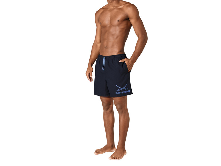 SANSIBAR Herren Badeshorts mit praktischer Schlüsseltasche Valentinstagsangebot