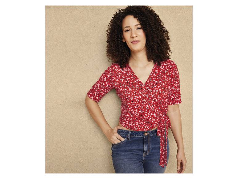 esmara® Damen Bluse in Wickeloptik Blitzangebot