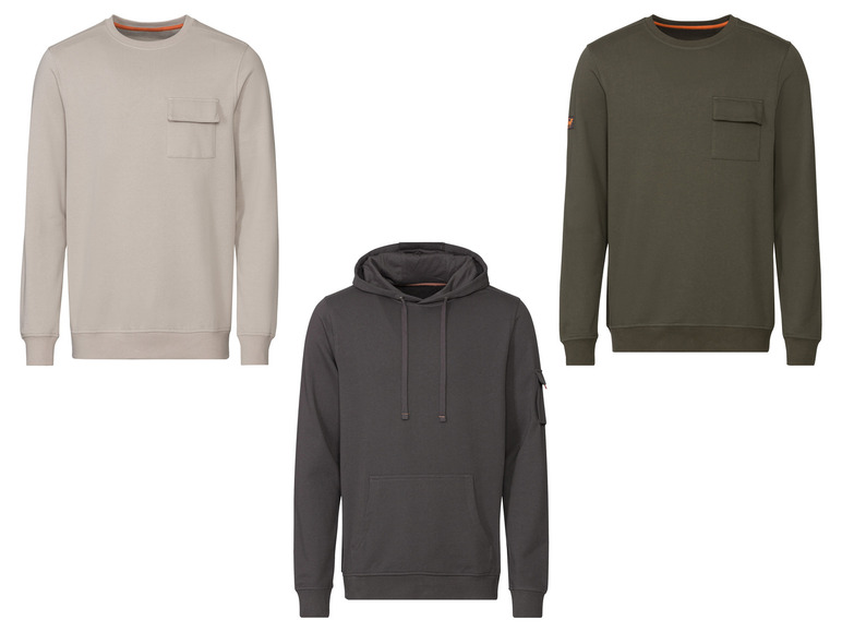 LIVERGY® Herren Sweatpullover mit Baumwolle