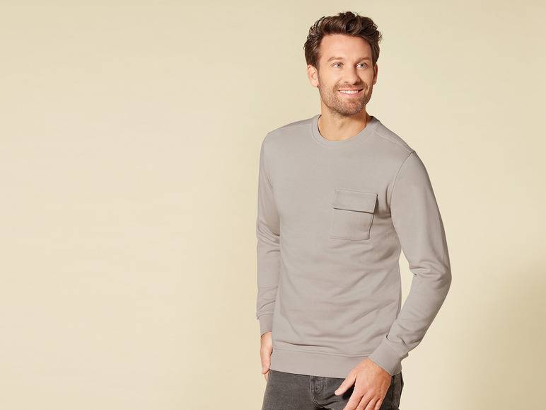 LIVERGY® Herren Sweatpullover mit Baumwolle Neuheiten