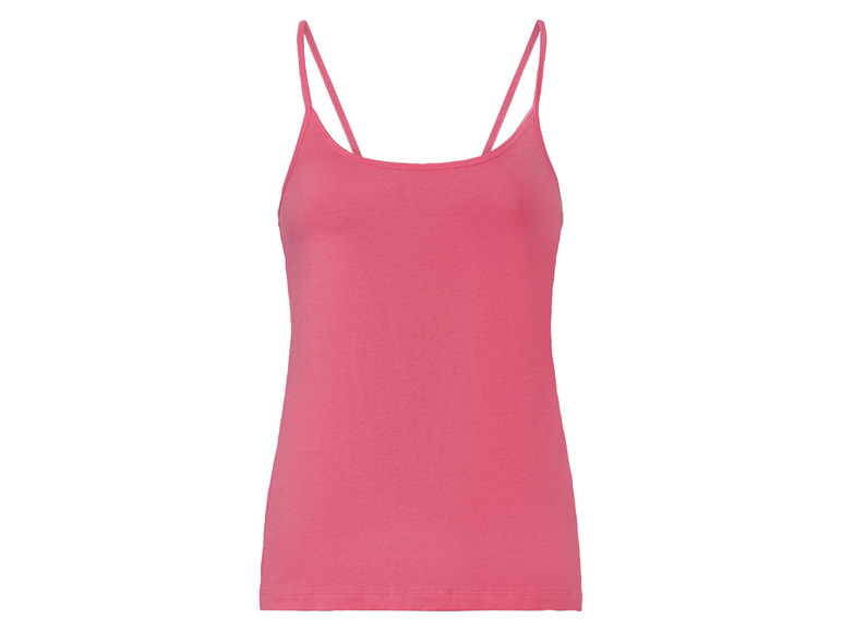 esmara® Damen Spaghettitops, 2 Stück, figurbetont aus Stretchjersey Tiefpreis