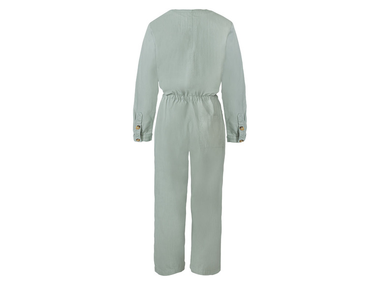 esmara® Damen Jumpsuit lang, aus reiner Bio-Baumwolle Sonderangebot der Fabrik
