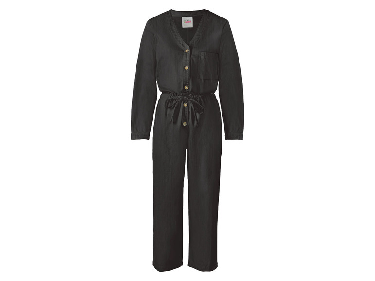 esmara® Damen Jumpsuit lang, aus reiner Bio-Baumwolle Sonderangebot der Fabrik
