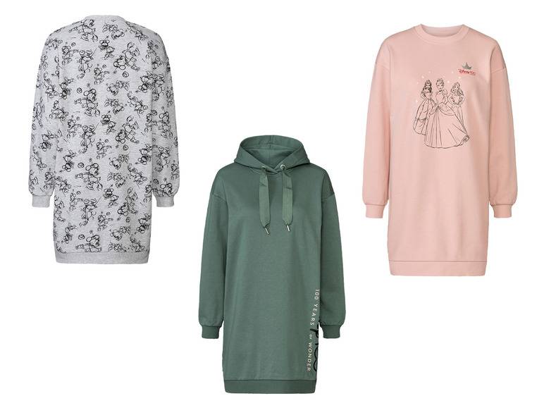 Damen Sweatkleid, mit Disney-Motiv, mit Baumwolle