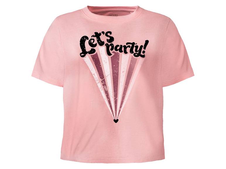 esmara® Damen T-Shirt, mit Rundhalsausschnitt Riesige Rabatte