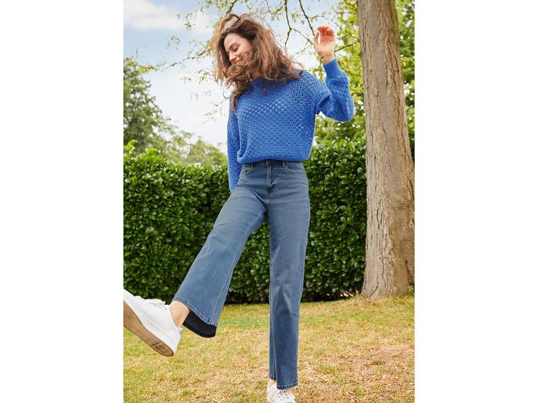 esmara® Damen Pullover mit Lochstrick Speichern exportieren