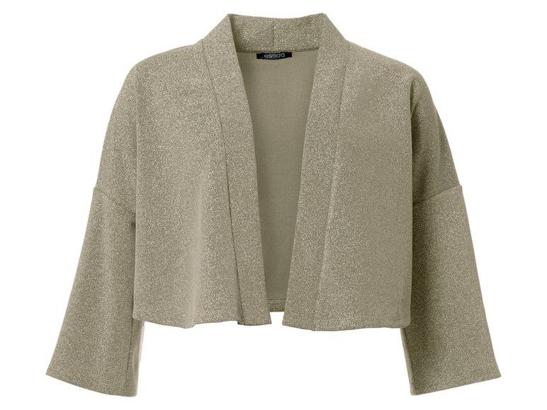 esmara® Damen Kimono mit edlem Glitzereffekt