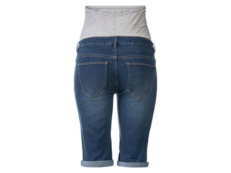 esmara® Damen Umstands-Jeansshorts, niedrige Leibhöhe mit elastischem Besatz 50% Rabatt für begrenzte Zeit