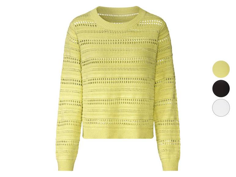 esmara® Damen Pullover, mit Baumwolle