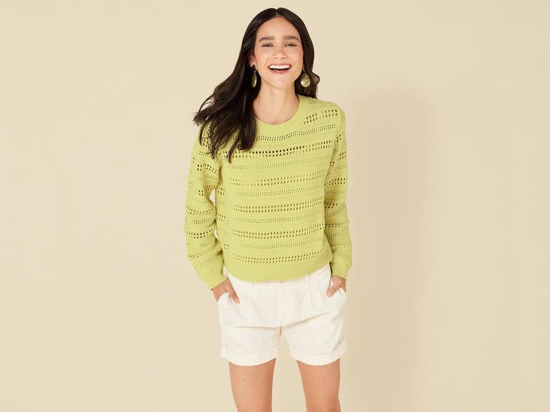 esmara® Damen Pullover, mit Baumwolle Rabatte dieses Monats