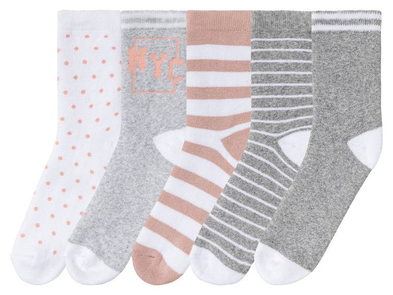 pepperts!® Kinder Thermosocken, 5 Paar, mit hohem Baumwollanteil