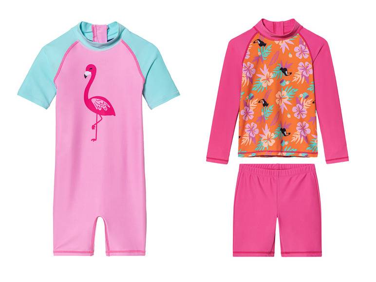lupilu® Kleinkinder UV Schwimmanzug/-set mit Reißverschluss am Rücken Schlussverkauf