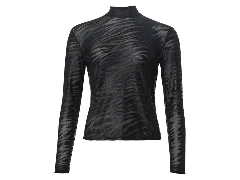 esmara® Damen Mesh-Top mit Metallic-Animal-Schimmereffekt Meist gekauft
