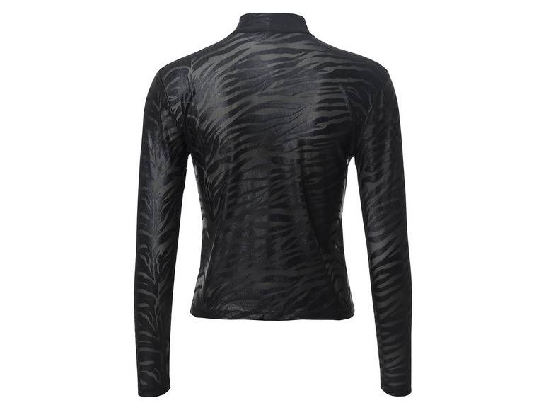 esmara® Damen Mesh-Top mit Metallic-Animal-Schimmereffekt Meist gekauft
