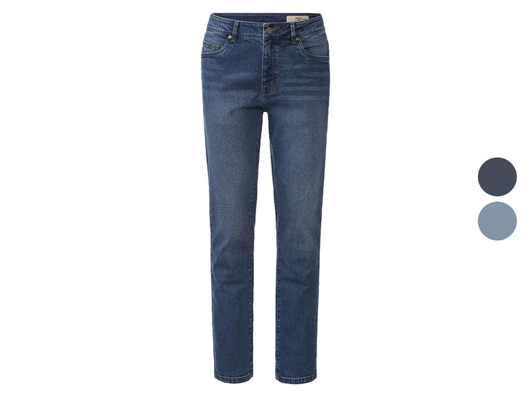 LIVERGY® Herren Jeans, Slim Fit, mit hohem Baumwollanteil